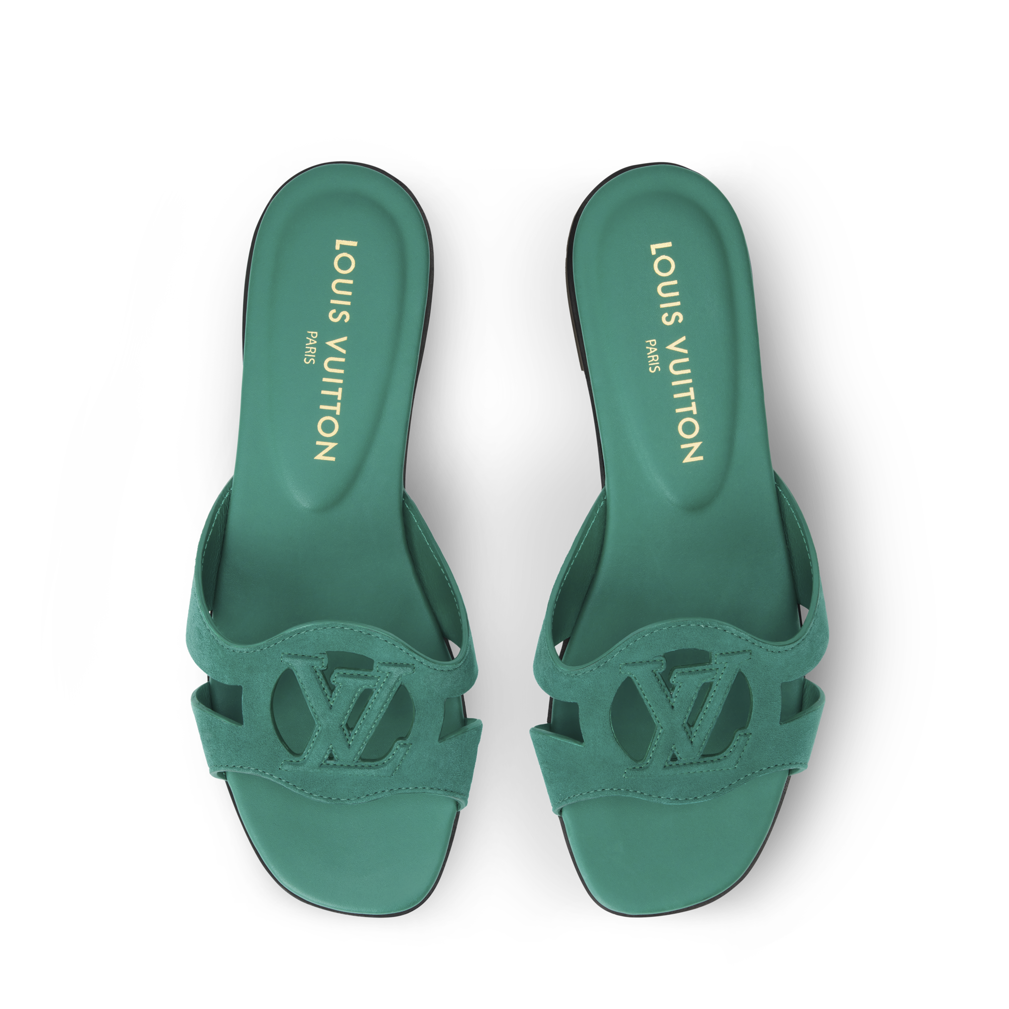 【値下げ】Louis Vuitton 水着 XL オリーブグリーン LV Isola Flat Mule - Women - Shoes | LOUIS VUITTON ®